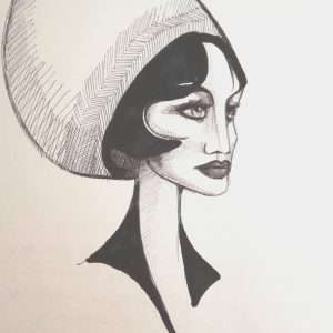 Disegno a matita - Viola