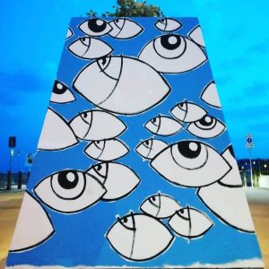 Installazione Vasi d'artista Lido di Noto