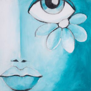 bloom 2 40x40 acrilico su tela