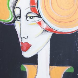 la borghese70x60 acrilico su tela