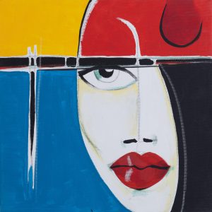 la matta 1 40x40 acrilico su tela